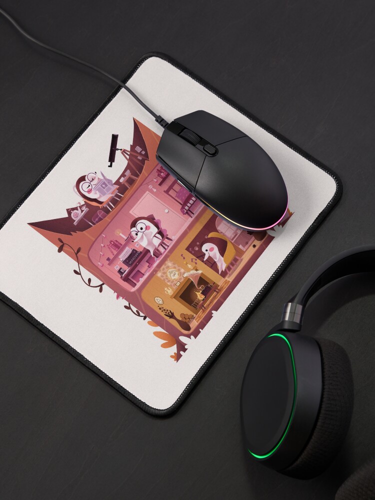 Alternate view of Hedgehog House Mouse Pad