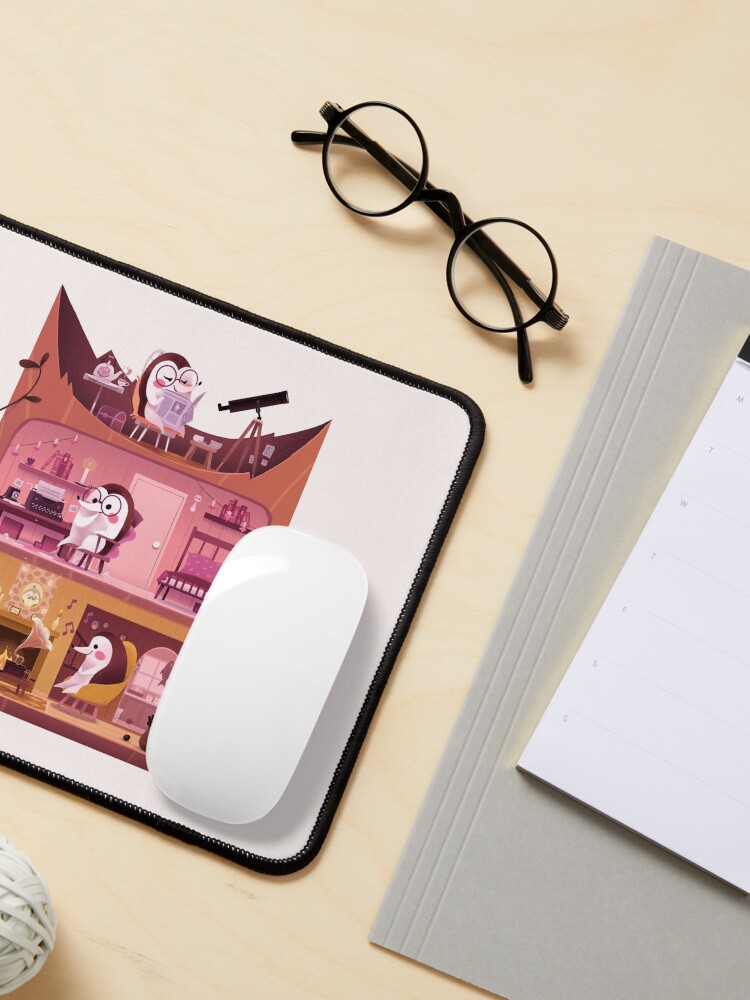 Alternate view of Hedgehog House Mouse Pad