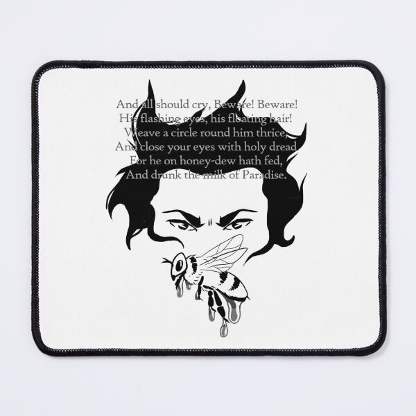 Item preview, Kubla Khan Coleridge Poem Face and Honey Design designed and sold by AriMakesArtShop.