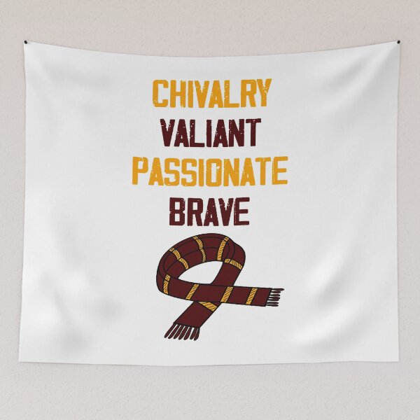 Item preview, Chivalry Valiant Passionate Brave Scarf 1 designed and sold by EricWynn72.