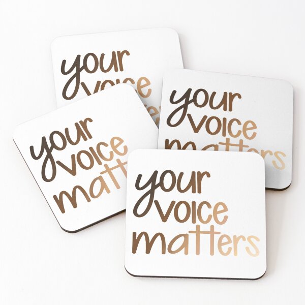Item preview, Your voice matters designed and sold by PurdyCDesigns1.