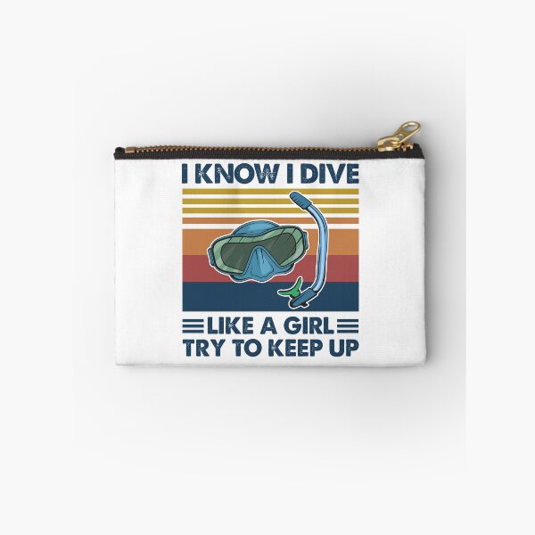 Item preview, Diving like a girl try to keep up designed and sold by Mnightsa.