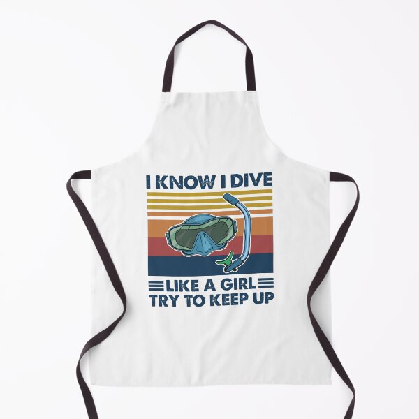 Item preview, Diving like a girl try to keep up designed and sold by Mnightsa.