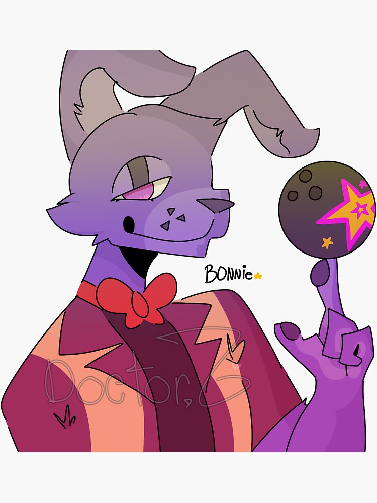 FNAF - Glamrock Bonnie & Glamrock Freddy (Fazburger™️) Sticker