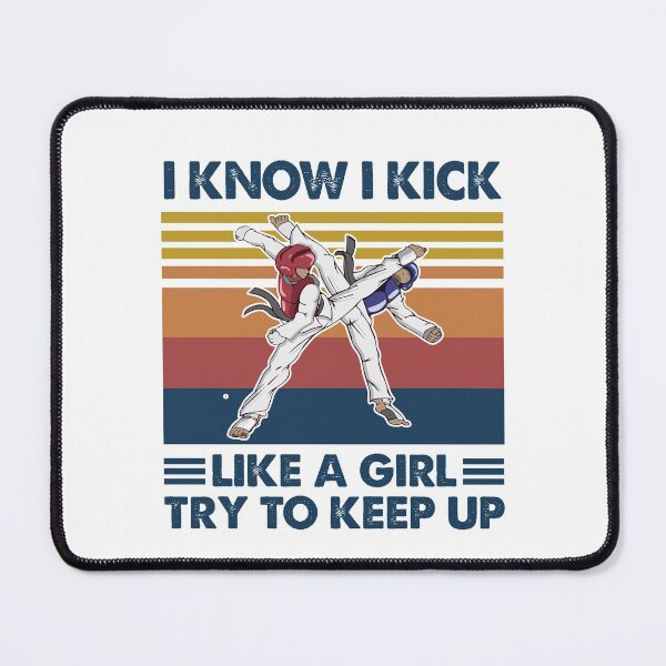 Item preview, Karate like a girl try to keep up designed and sold by Mnightsa.