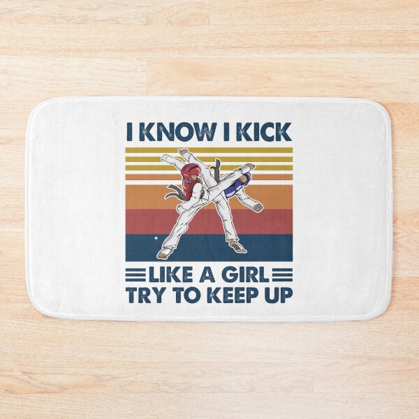 Item preview, Karate like a girl try to keep up designed and sold by Mnightsa.