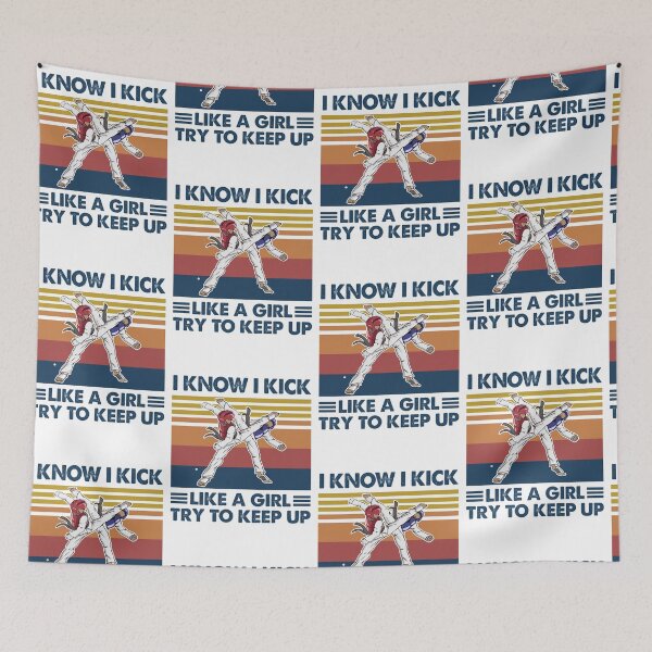 Item preview, Karate like a girl try to keep up designed and sold by Mnightsa.