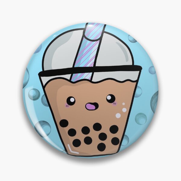 Item preview, Cutea Boba with Background Bubbles designed and sold by ZuriAmbessa.