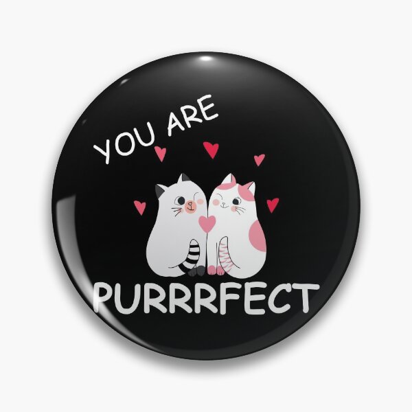 Item preview, Cute Valentines Day Cats - You are Purrrfect designed and sold by NadyaCC.