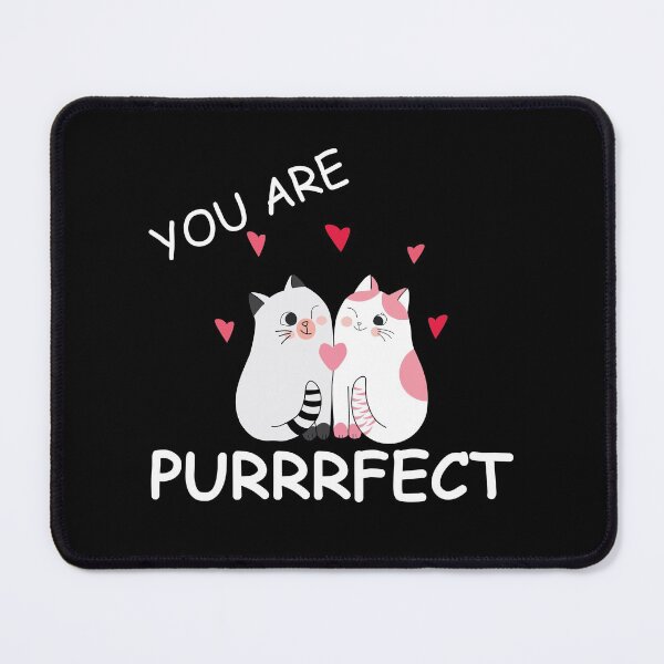Item preview, Cute Valentines Day Cats - You are Purrrfect designed and sold by NadyaCC.