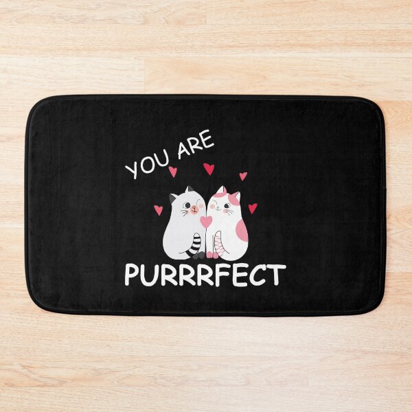 Item preview, Cute Valentines Day Cats - You are Purrrfect designed and sold by NadyaCC.