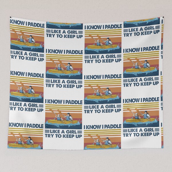 Item preview, Canoeing like a girl try to keep up designed and sold by Mnightsa.