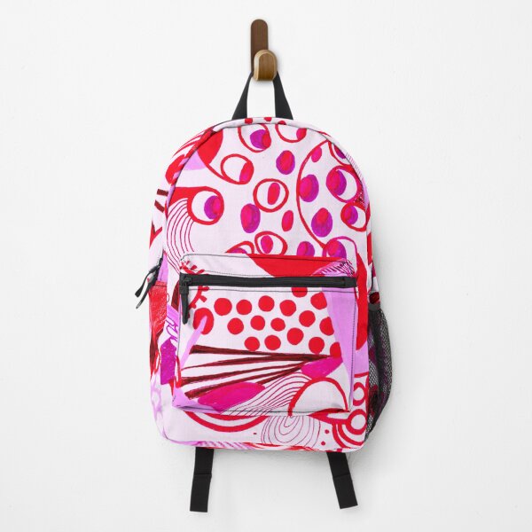Item preview, framboise, raspberry psychedelic, colorful, doodles, subconscious, positive, bold, outlined, trippy, hippie, rainbow, weird, happy, healing, candy, sweet, extreme, crazy, wild, interesting, abstract designed and sold by Veera Zukova.