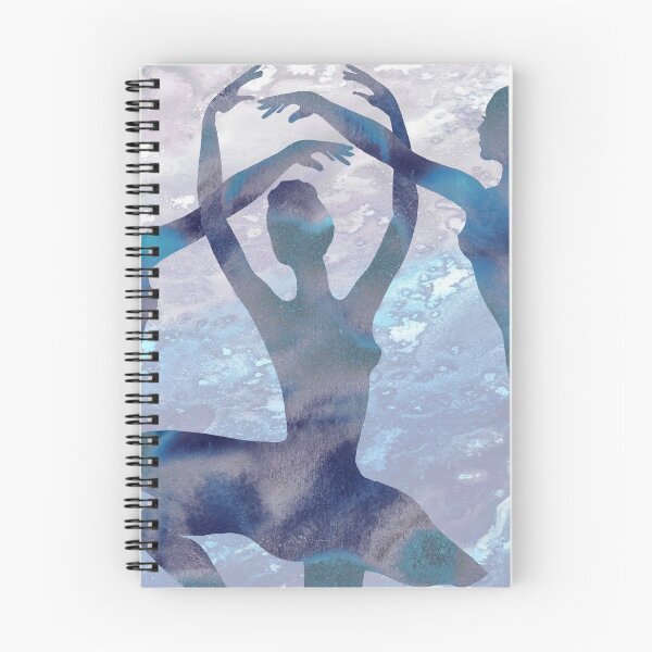 Item preview, Dancing Ballerinas Silhouette Watercolor Dance Of Color VII designed and sold by Irina Sztukowski.