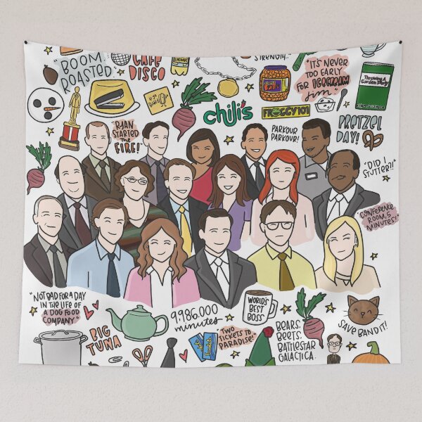 Item preview, The Office TV Show Quotes designed and sold by Flakey-.