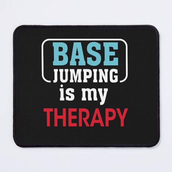 Item preview, Base jumping is my therapy, Funny base jumping parachute, base jumping gifts designed and sold by Amirebdesign.