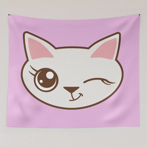 Item preview, winking kitten  designed and sold by Blazing-Art.
