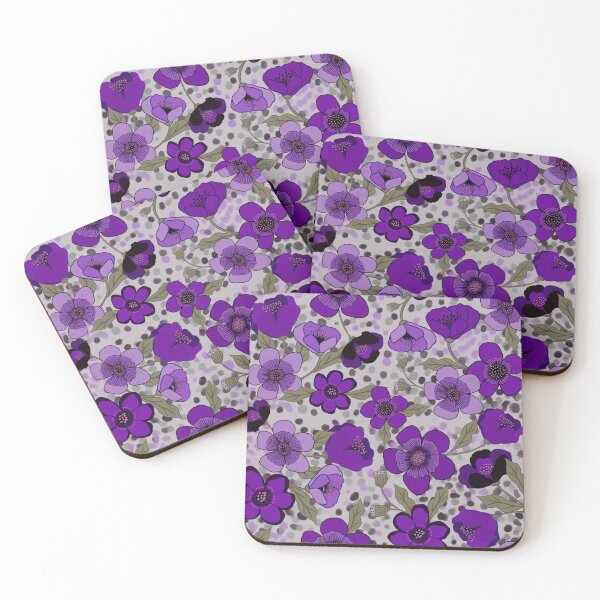 Item preview, Purple flower garden designed and sold by SisterlyLove.