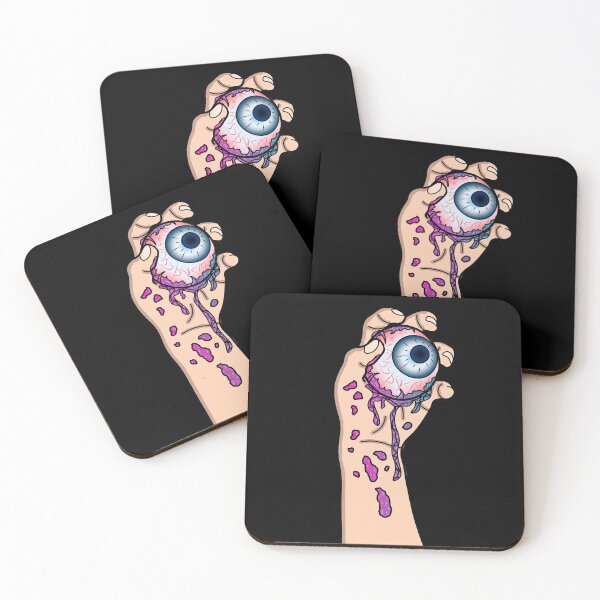 Item preview, Creepy eye (purple) designed and sold by PaintedGlass.