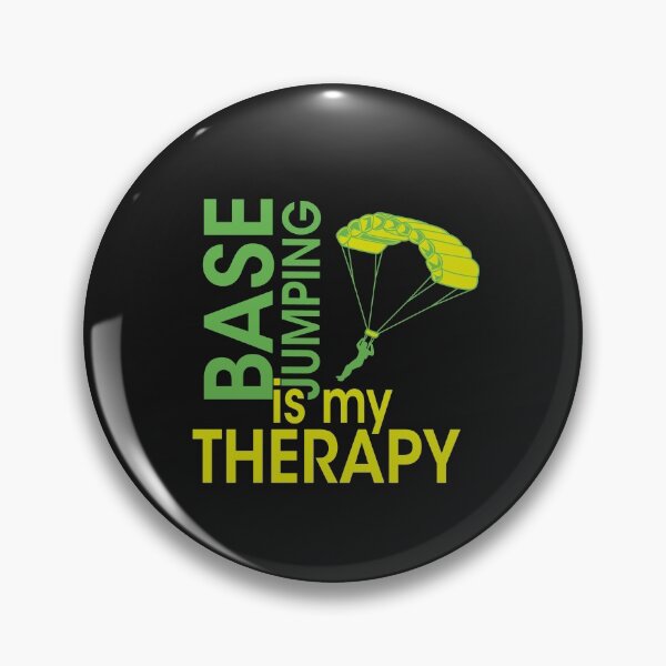 Item preview, Base jumping is my therapy, Funny base jumping parachute, base jumping gifts designed and sold by Amirebdesign.