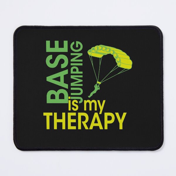 Item preview, Base jumping is my therapy, Funny base jumping parachute, base jumping gifts designed and sold by Amirebdesign.