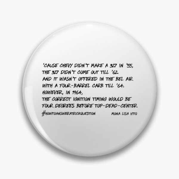 Item preview, How to Answer a Trick Question by Mona Lisa Vito   designed and sold by Jonathan3com.