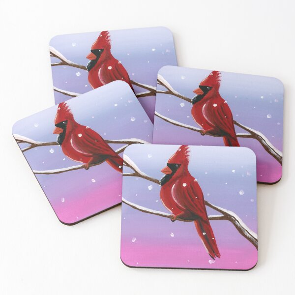 Item preview, Loved One - Cardinal in the Snow designed and sold by Rivermoonarts.
