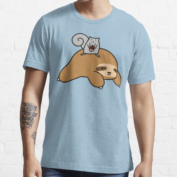 Sloth and Squirrel  Sticker Essential T-Shirt