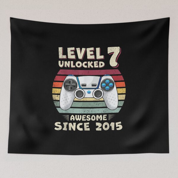 Item preview, Seven 7yr BDay Son Boy Funny Gamer 7th 7 Years Old Birthday designed and sold by Kalashnikjaromi.