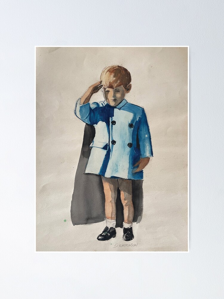 Alternate view of John F. Kennedy Jr. Saluting His Father's Funeral Procession Poster