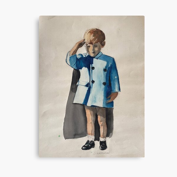 John F. Kennedy Jr. Saluting His Father's Funeral Procession Canvas Print