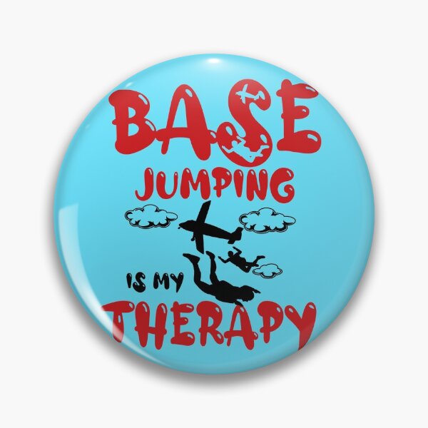 Item preview, Base jumping is my therapy, Funny base jumping parachute, base jumping gifts designed and sold by Amirebdesign.