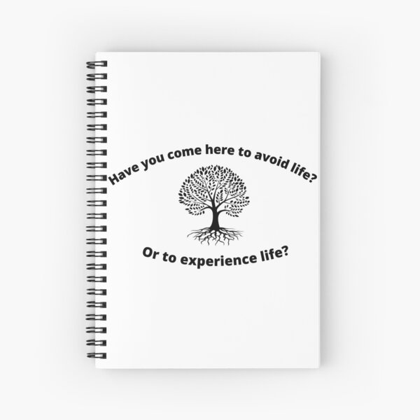 Item preview, Have you come here to avoid life? Or to experience life? designed and sold by ArtbyKabocha.
