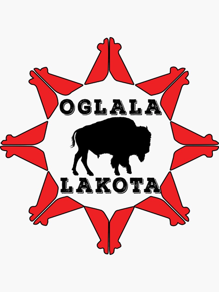 "Oglala Lakota TShirtOglala lakota" Sticker for Sale by VauPhamvan