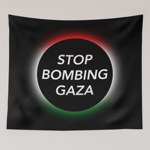Item preview, Stop Bombing Gaza designed and sold by Picket Club.