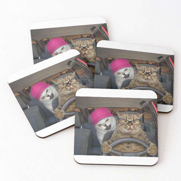 Item preview, cat driving a car, funny cat !! designed and sold by marwan elsaeed.