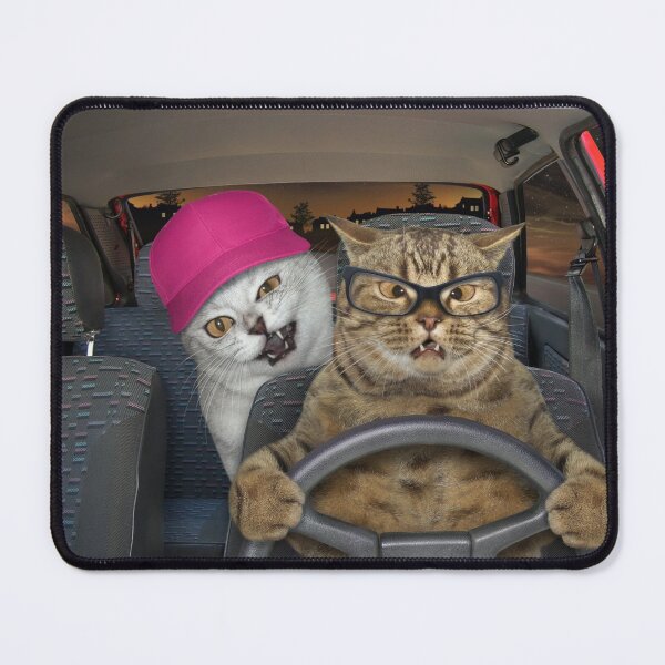Item preview, cat driving a car, funny cat !! designed and sold by marwan elsaeed.