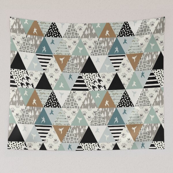 Artikelvorschau, Taekwondo Shape Patchwork entworfen und verkauft von SweetPea49.