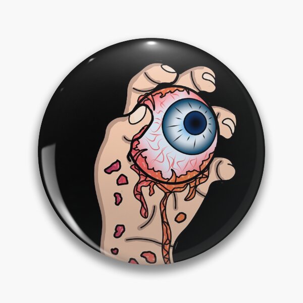 Item preview, Creepy eye (pink) designed and sold by PaintedGlass.