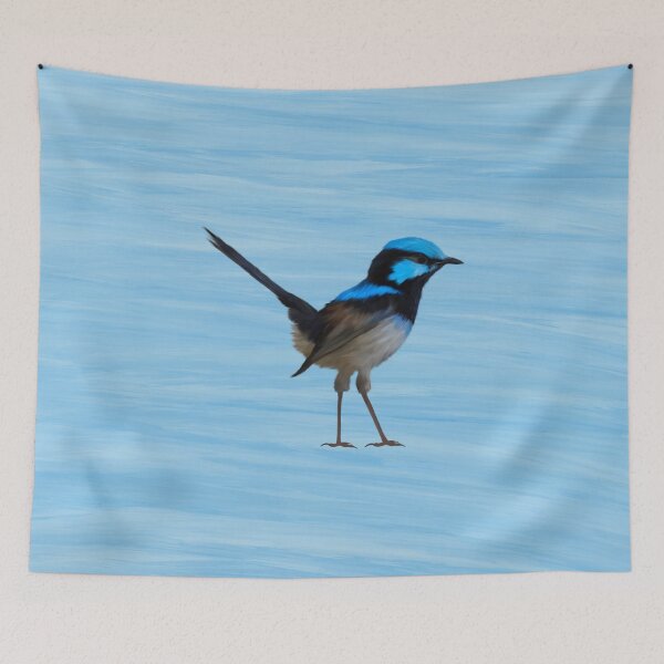 Item preview, Superb Fairywren Painting  designed and sold by Digitaldingo.