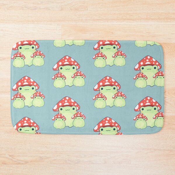 Item preview, mushroom frog family designed and sold by froggiesdesigns.