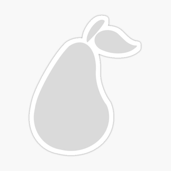 Pear Phone Logo Sticker