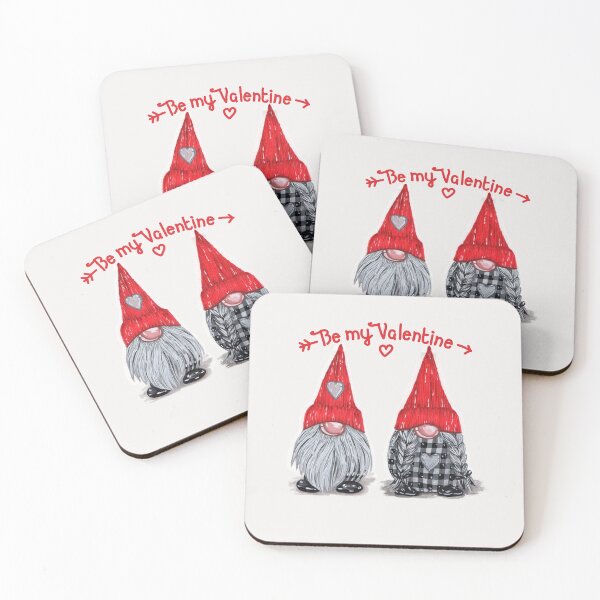 Item preview, be my valentine, valentine gnome  designed and sold by ghadirjo.