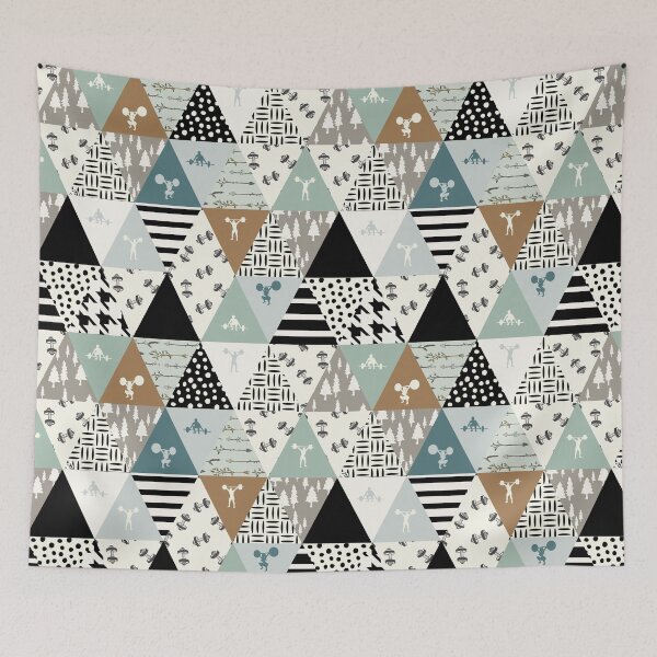 Item preview, Weightlifting Shape Patchwork designed and sold by SweetPea49.