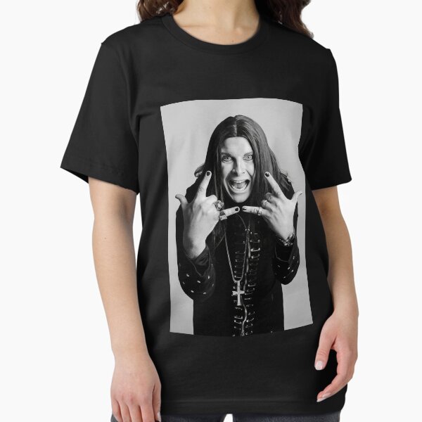 Vista previa del artículo con la obra «Póster Retrato Ozzy en blanco y negro Camiseta clásica», diseñado y vendido por LaDonnesting.