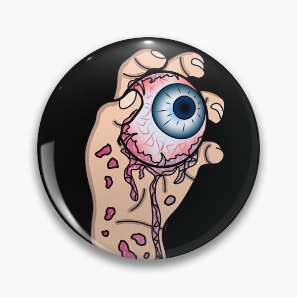 Item preview, Creepy eye (light pink) designed and sold by PaintedGlass.