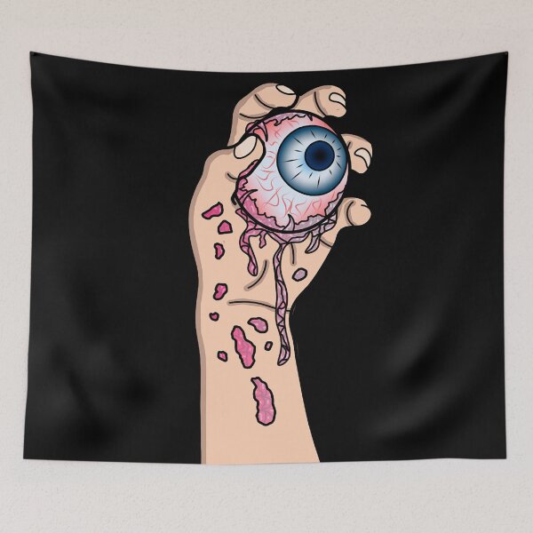 Item preview, Creepy eye (light pink) designed and sold by PaintedGlass.