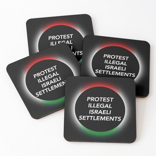 Item preview, Protest Illegal Israeli Settlements - Save Palestine designed and sold by Picket Club.