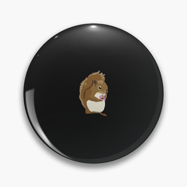 Item preview, Squirrel Holding Flower Sticker designed and sold by VincentPedde.