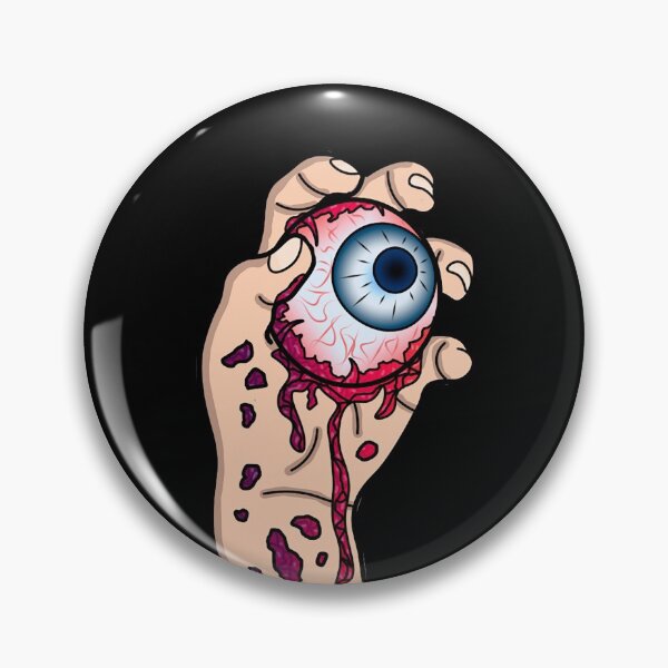 Item preview, Creepy eye (dark pink) designed and sold by PaintedGlass.